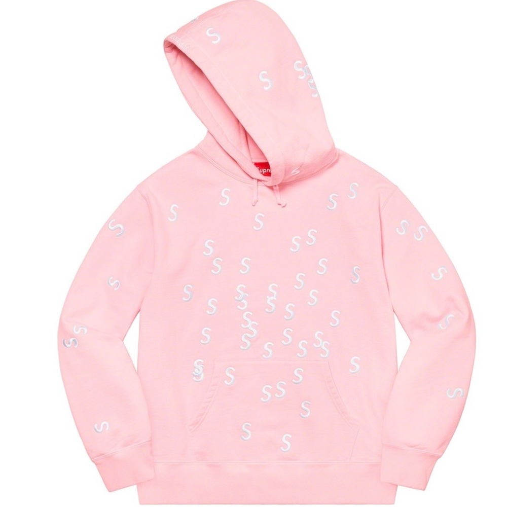 Supreme S Hoodie - Medium - Pink